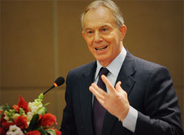 英國前首相布萊爾 英國前首相布萊爾