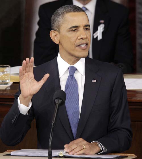 奧巴馬藍色西裝