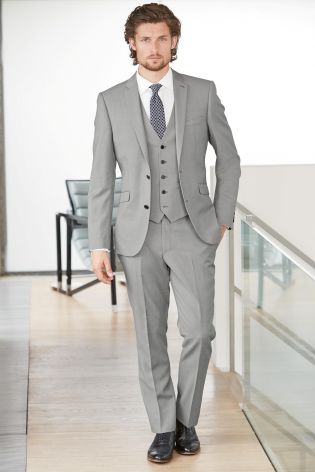 穿著定制西服細節