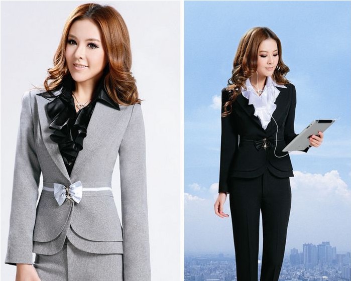 女士職業裝穿法