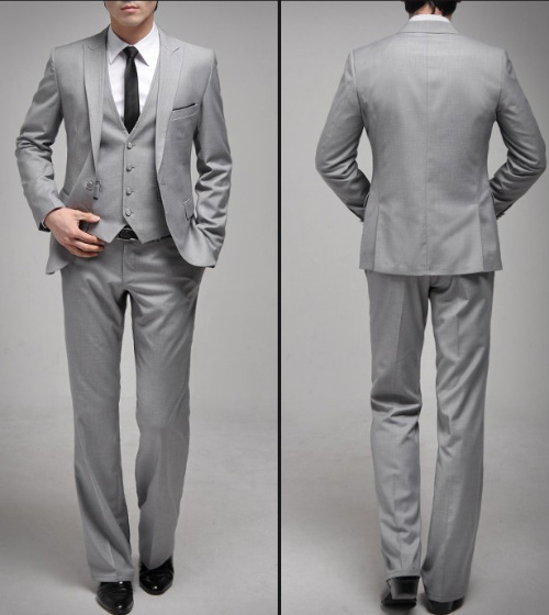 灰色男士西服 灰色男士西服