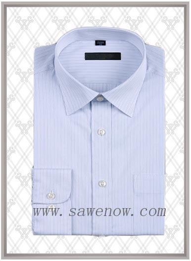 條紋商務襯衫SWN84342