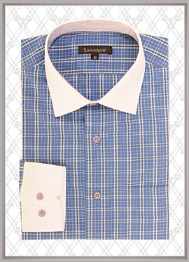 藍(lán)色格紋襯衫SWN84313 藍(lán)色格紋襯衫SWN84313